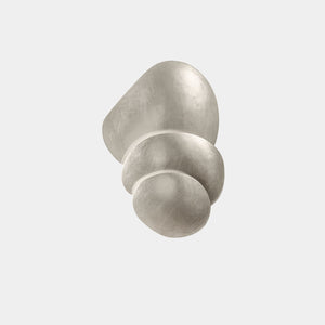 Corbett Wall Light Warm Silver Leaf Akemi Wall Light