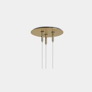 CTO Lighting Chandelier Avalon Triple Chandelier  - Ceiling Mounted