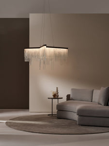 CTO Lighting Chandelier Cascata Chandelier - Ceiling Mounted