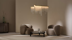 CTO Lighting Chandelier Cascata Chandelier - Ceiling Mounted