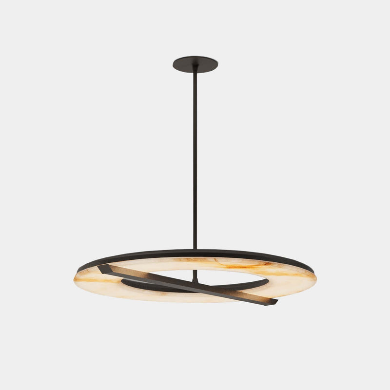CTO Lighting Pendant Light Antique Bronze / Standard Integrated LED Ceres Pendant Light - Ceiling Mounted Plate