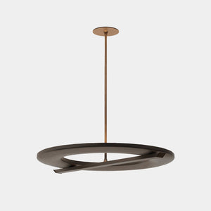 CTO Lighting Pendant Light Bronze / Standard Integrated LED Ceres Uplighter Pendant - Ceiling Mounted Plate