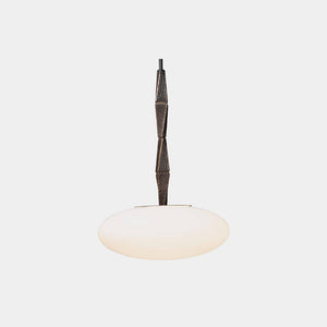 CTO Lighting Pendant Light Opal Matt Glass / Cast Bronze / Standard Jules Pendant Light