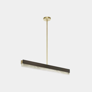 CTO Lighting Pendant Light Pure Alabaster / Bronze + Bronze Detail / IP20 Artes Pendant Light 900 - IP20