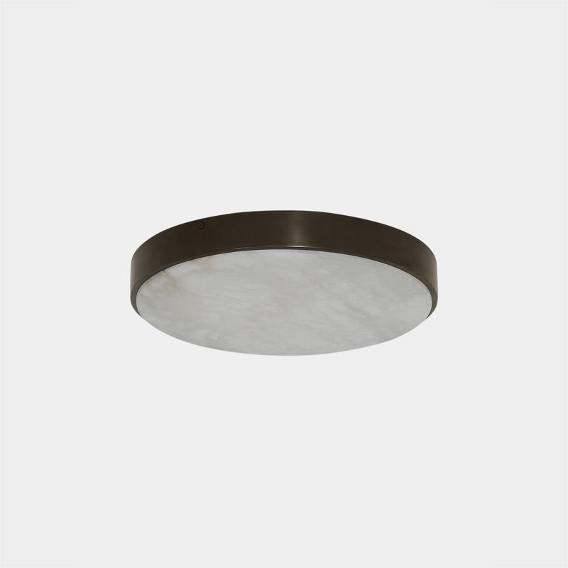 CTO Lighting Wall / Ceiling Light Pure Alabaster / Antique Bronze / IP20 Anvers Wall + Ceiling Flush Mount Light - IP20 + IP44