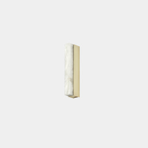CTO Lighting Wall / Ceiling Light Pure Alabaster / Satin Brass + Satin Brass Detail / IP20 Artes Wall Light 300 - IP20 + IP44