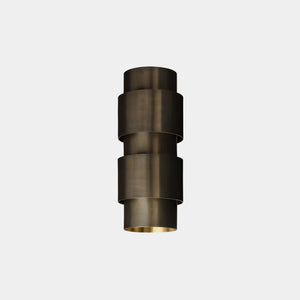 CTO Lighting Wall Light Bronze / Satin Brass detail / Standard CTO Ring Wall Light