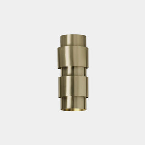 CTO Lighting Wall Light Satin Brass / Satin Brass detail / Standard CTO Ring Wall Light