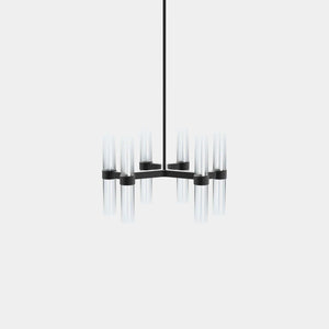 EMPTY STATE Chandelier Black Anodised Branch S78-04 Chandelier