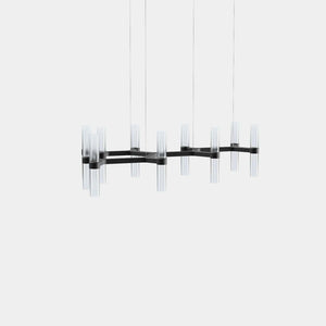 EMPTY STATE Chandelier Black Anodised Branch S78-16 Chandelier