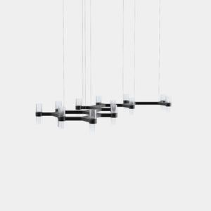 EMPTY STATE Chandelier Black Anodised Branch S78-17 Chandelier