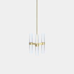 EMPTY STATE Chandelier Brushed  Brass Branch S78-01 Chandelier