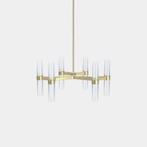 EMPTY STATE Chandelier Brushed  Brass Branch S78-06 Chandelier