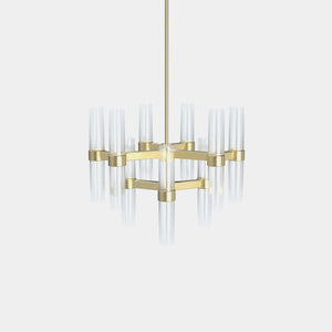 EMPTY STATE Chandelier Brushed  Brass Branch S78-09 Chandelier