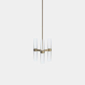 EMPTY STATE Chandelier Burnished Brass Branch S78-01 Chandelier