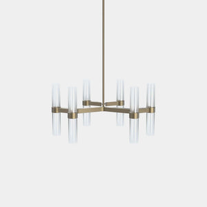 EMPTY STATE Chandelier Burnished Brass Branch S78-06 Chandelier