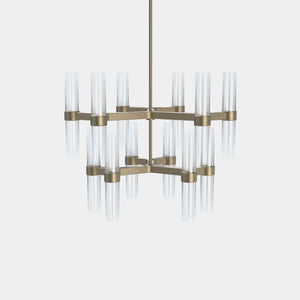 EMPTY STATE Chandelier Burnished Brass Branch S78-08 Chandelier