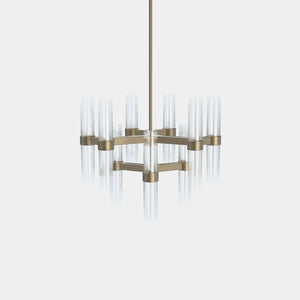 EMPTY STATE Chandelier Burnished Brass Branch S78-09 Chandelier