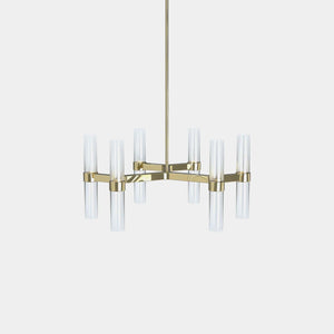 EMPTY STATE Chandelier Polished Brass Branch S78-06 Chandelier