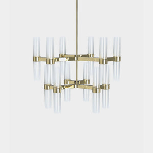 EMPTY STATE Chandelier Polished Brass Branch S78-08 Chandelier