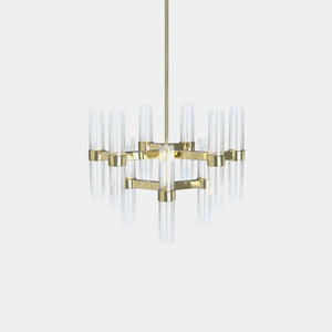 EMPTY STATE Chandelier Polished Brass Branch S78-09 Chandelier