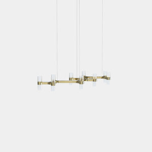 EMPTY STATE Chandelier Polished Brass Branch S78-15 Chandelier