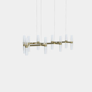 EMPTY STATE Chandelier Polished Brass Branch S78-16 Chandelier