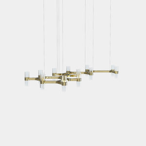 EMPTY STATE Chandelier Polished Brass Branch S78-17 Chandelier