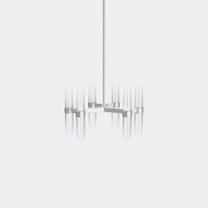 EMPTY STATE Chandelier Silver Anodised Branch S78-04 Chandelier