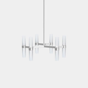 EMPTY STATE Chandelier Silver Anodised Branch S78-06 Chandelier