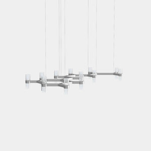 EMPTY STATE Chandelier Silver Anodised Branch S78-17 Chandelier