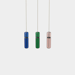 EMPTY STATE Pendant Chandelier Black Anodised / Blue / Green / Pink Pill S36-06 Pendant Light