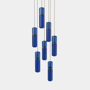 EMPTY STATE Pendant Chandelier Black Anodised / Blue Pill S36-04 Pendant Light