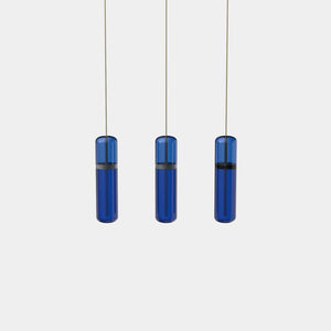 EMPTY STATE Pendant Chandelier Black Anodised / Blue Pill S36-06 Pendant Light