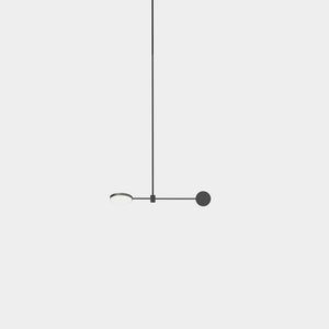 EMPTY STATE Pendant Chandelier Black Anodised Motion S23-01 Suspension Light