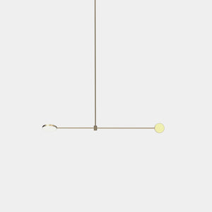 EMPTY STATE Pendant Chandelier Burnished Brass Motion S23-03 Suspension Light