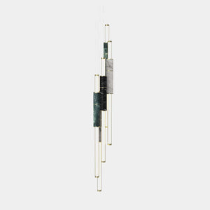 EMPTY STATE Pendant Chandelier Polished Brass / Black / White / Green Light Pipe S58-17 Pendant Light