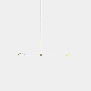 EMPTY STATE Pendant Chandelier Polished Brass Motion S23-03 Suspension Light