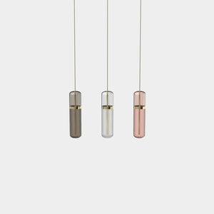 EMPTY STATE Pendant Chandelier Polished Brass / Smoked / Opal / Pink Pill S36-06 Pendant Light