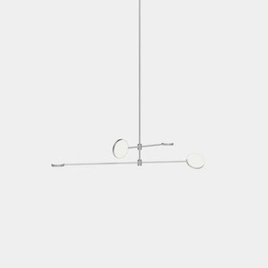 EMPTY STATE Pendant Chandelier Silver Anodised Motion S23-04 Suspension Light