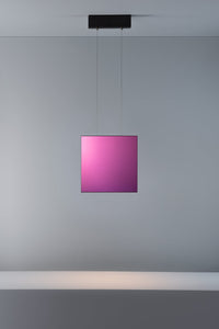 FORMAGENDA Pendant Light Mirror Square Suspension Pendant Light