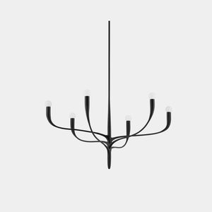 Hudson Valley Lighting Chandelier Aged Iron Labra Chandelier