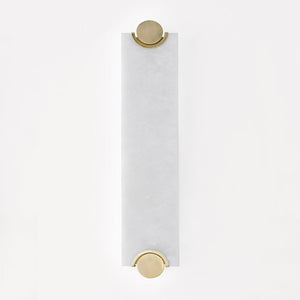 Hudson Valley Lighting Wall Light Alabaster / Aged Brass Brant Wall Light