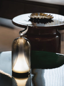 Italamp Portable Lamp Iron Grey / Shaded Midnight Blue Munetta Table Lamp