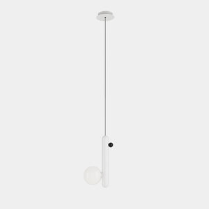 Italamp Suspension Light Matte Midnight Grey + Glossy White Gocce Suspension Light SV