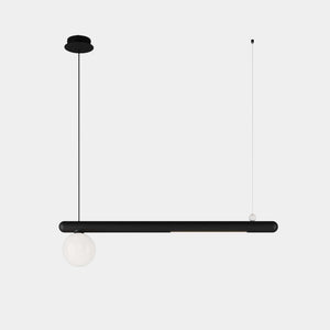 Italamp Suspension Light Shiny Lava Red + Matte Midnight Grey Gocce Suspension Light SO