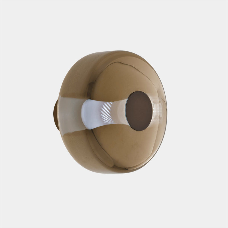 Italamp Wall / Ceiling Light Iron Grey / Shaded Gold Solene Wall & Ceiling Light