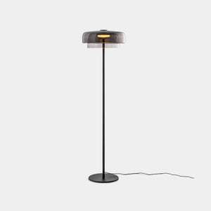 LEDS C4 Floor Lamp Black Levels Double-Shaded Floor Lamp