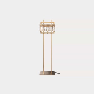 MASIERO Floor Lamp Brushed Brass G18 / Crek Glass Crek Floor Lamp STL6