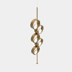 MASIERO Floor Lamp Brushed Gold G12 / Standard Lighting Sound STL5 Floor Lamp